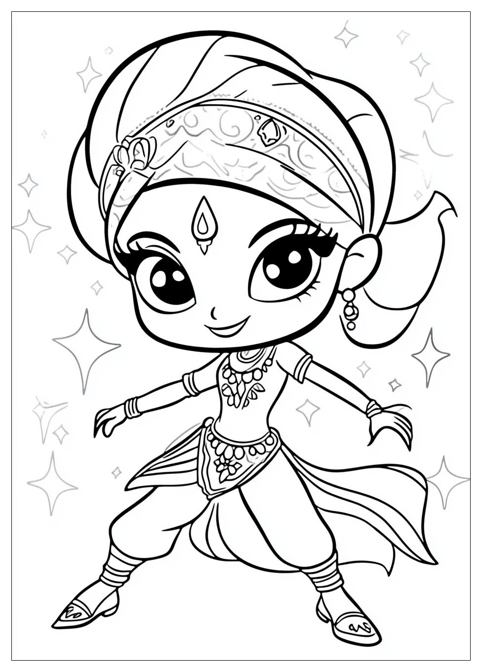 Kolorowanki Do Druku Shimmer And Shine 5