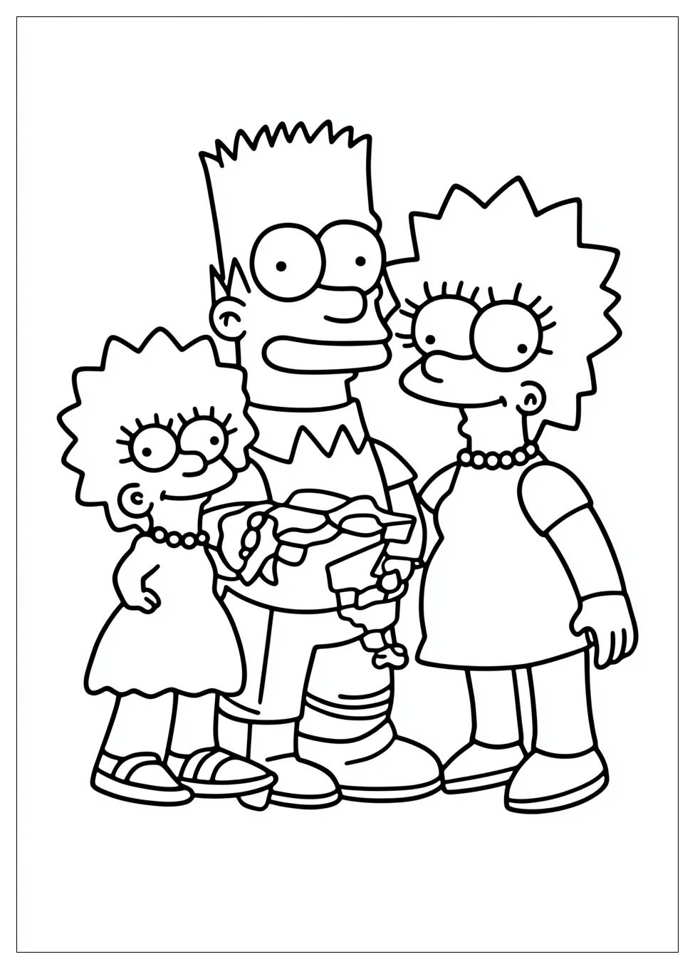 Kolorowanki Do Druku Simpsonowie 12