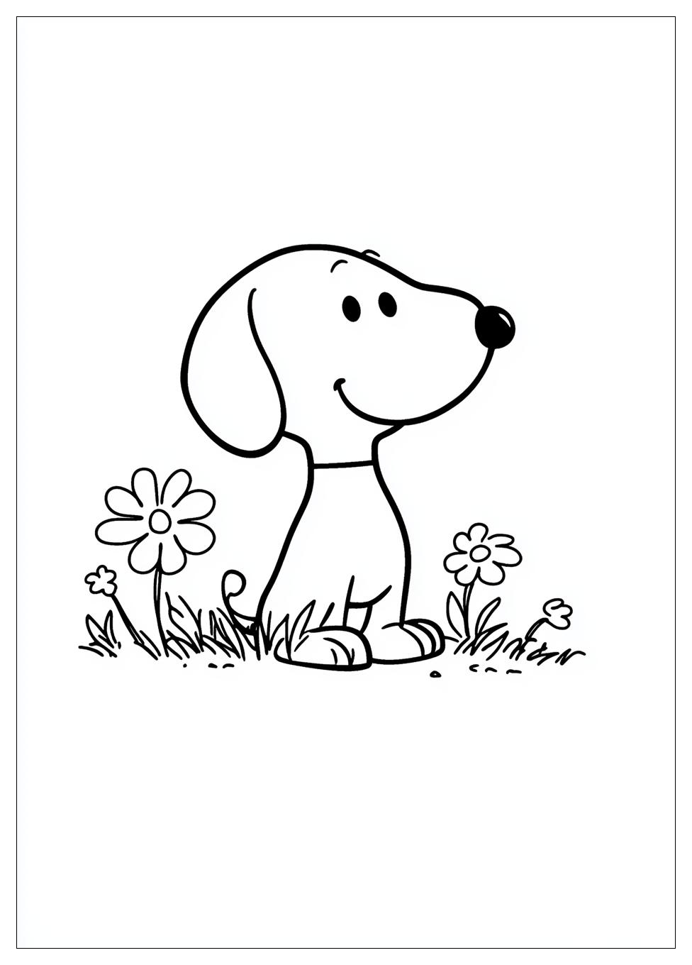 Kolorowanki Do Druku Snoopy 12