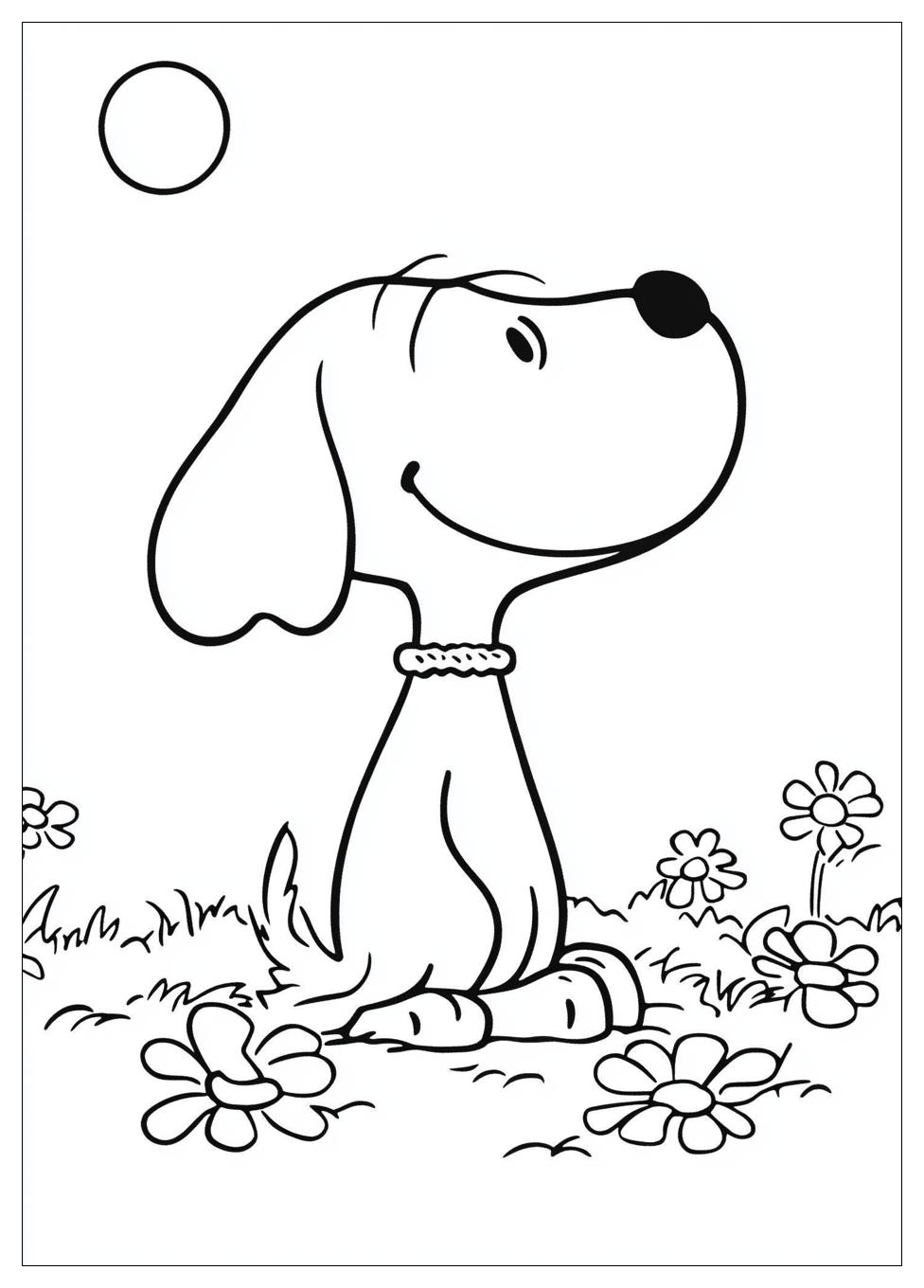 Kolorowanki Do Druku Snoopy 13