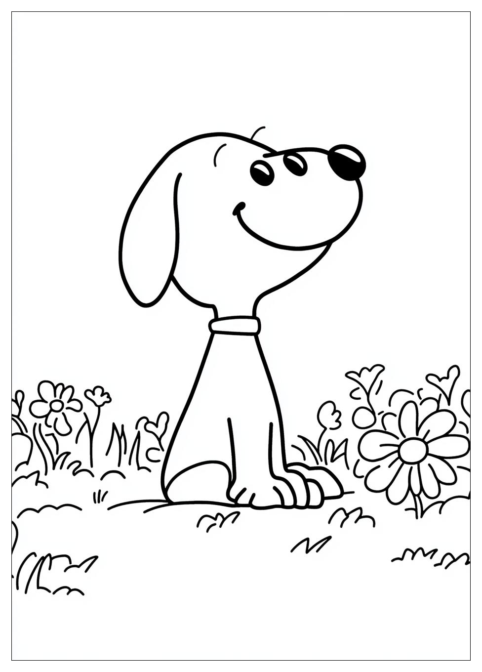 Kolorowanki Do Druku Snoopy 4