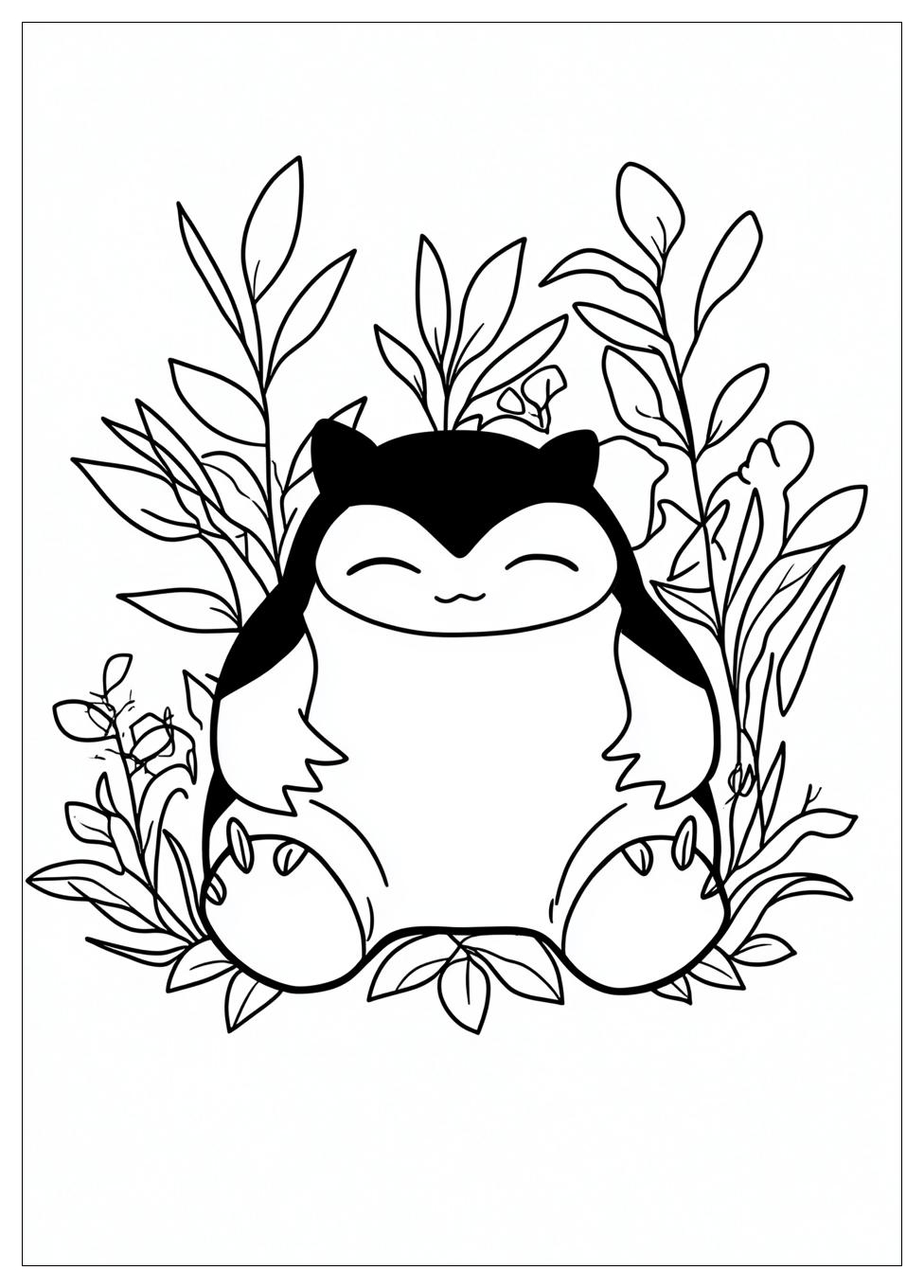 Kolorowanki Do Druku Snorlax 13