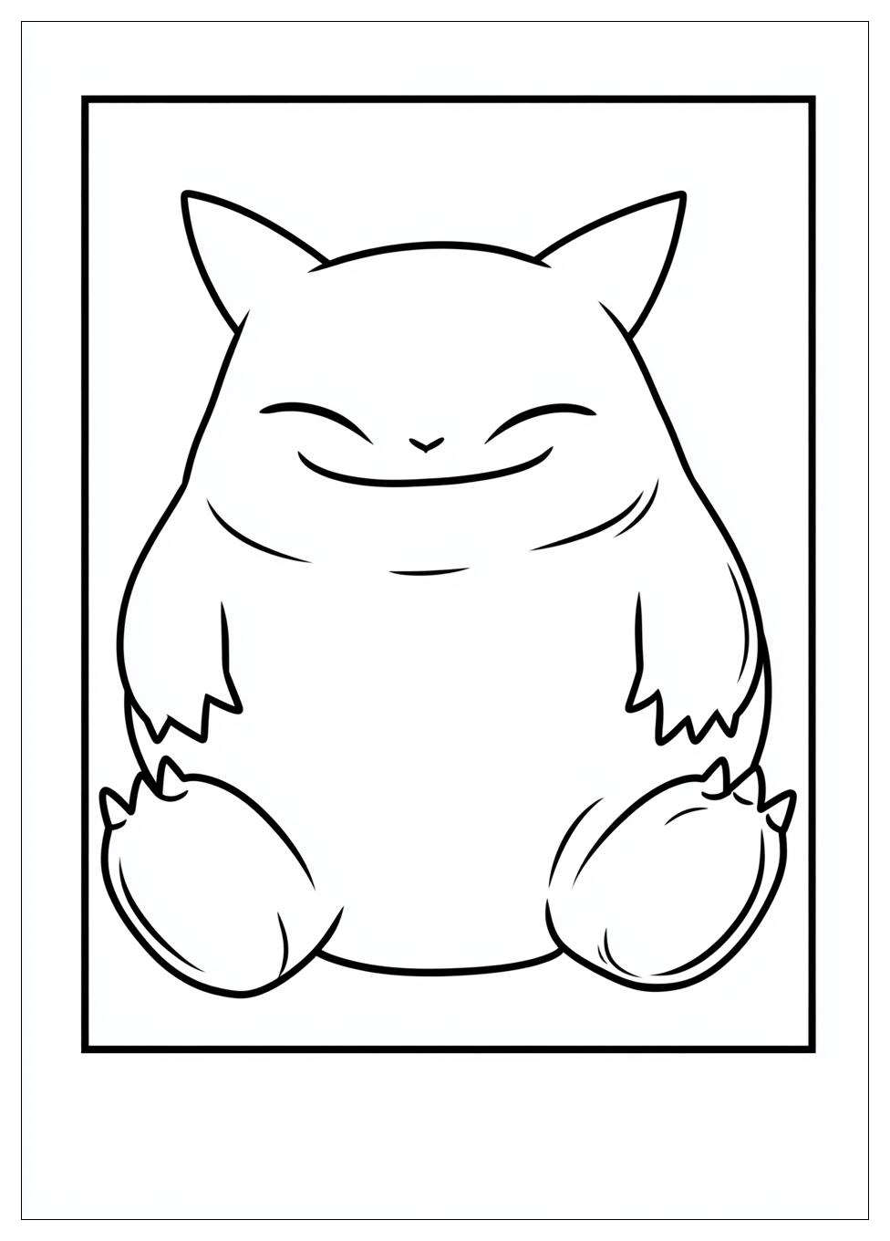 Kolorowanki Do Druku Snorlax 15