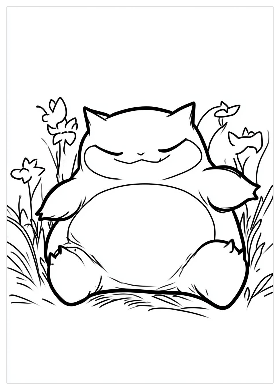 Kolorowanki Do Druku Snorlax 16