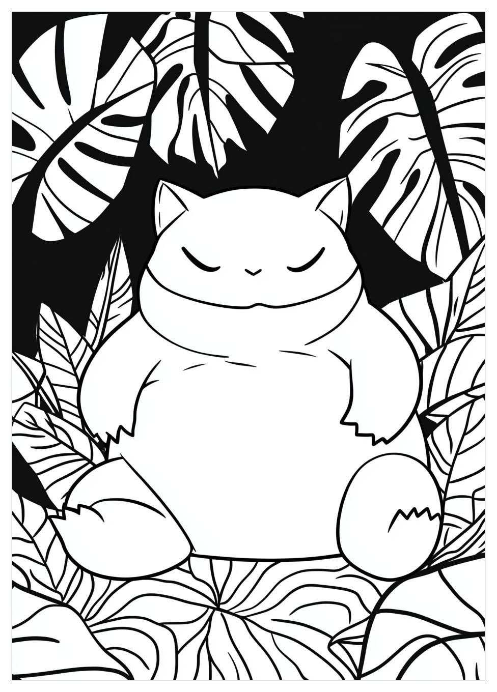 Kolorowanki Do Druku Snorlax 18