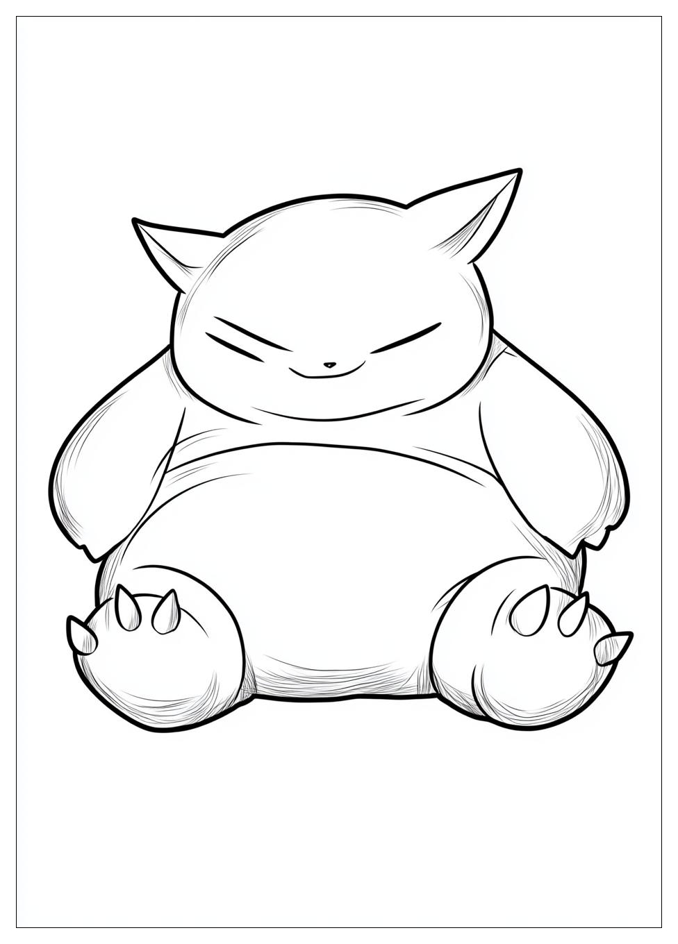Kolorowanki Do Druku Snorlax 20
