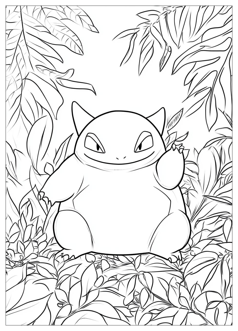 Kolorowanki Do Druku Snorlax 21