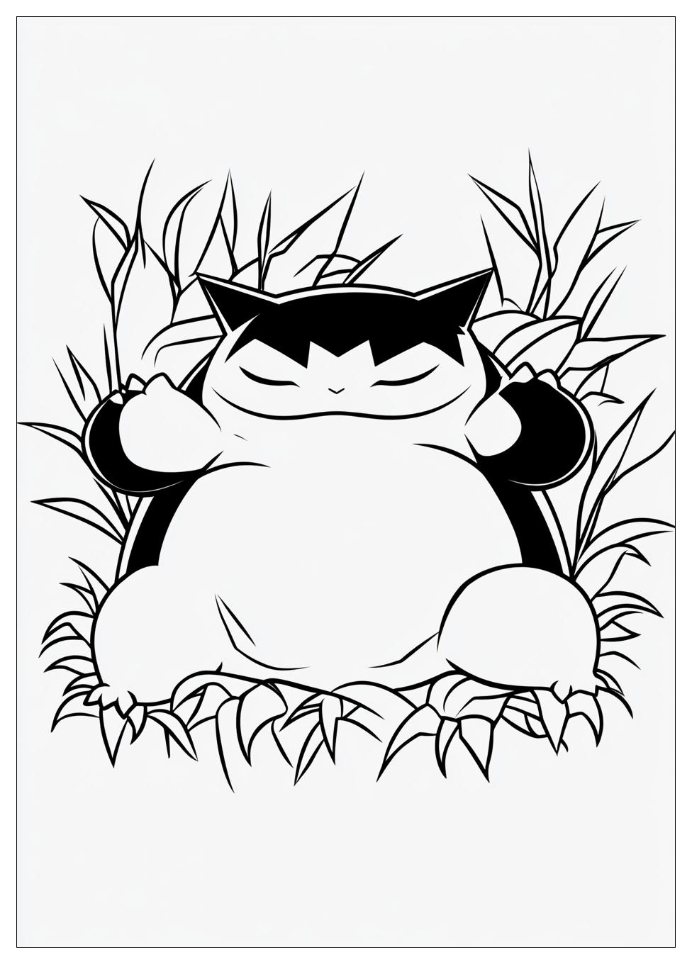 Kolorowanki Do Druku Snorlax 3