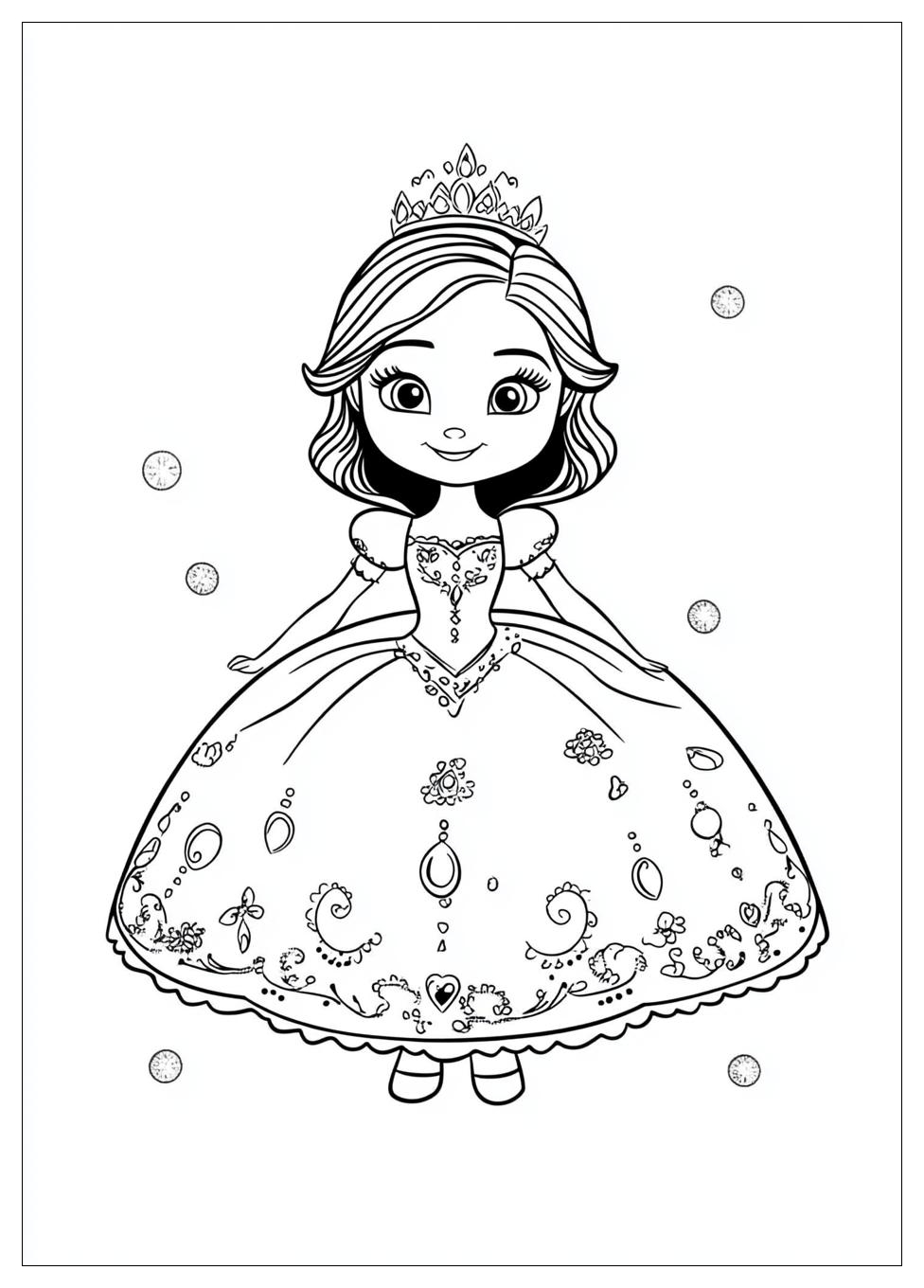 Kolorowanki Do Druku Sofia The First 1