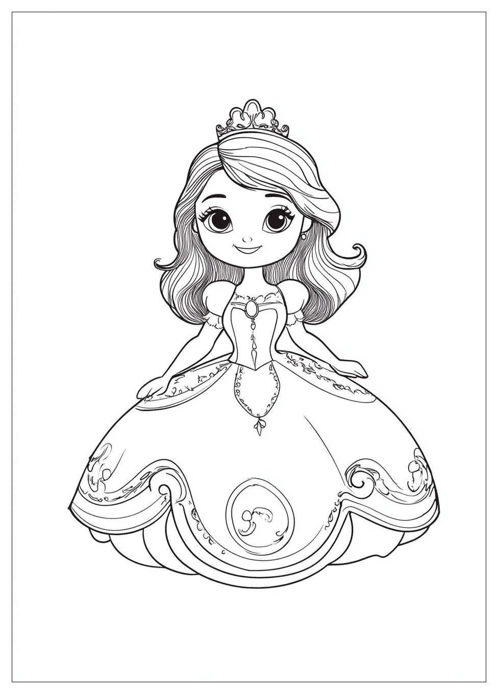 Kolorowanki Do Druku Sofia The First 21