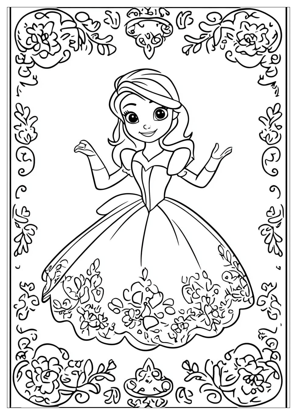 Kolorowanki Do Druku Sofia The First 3