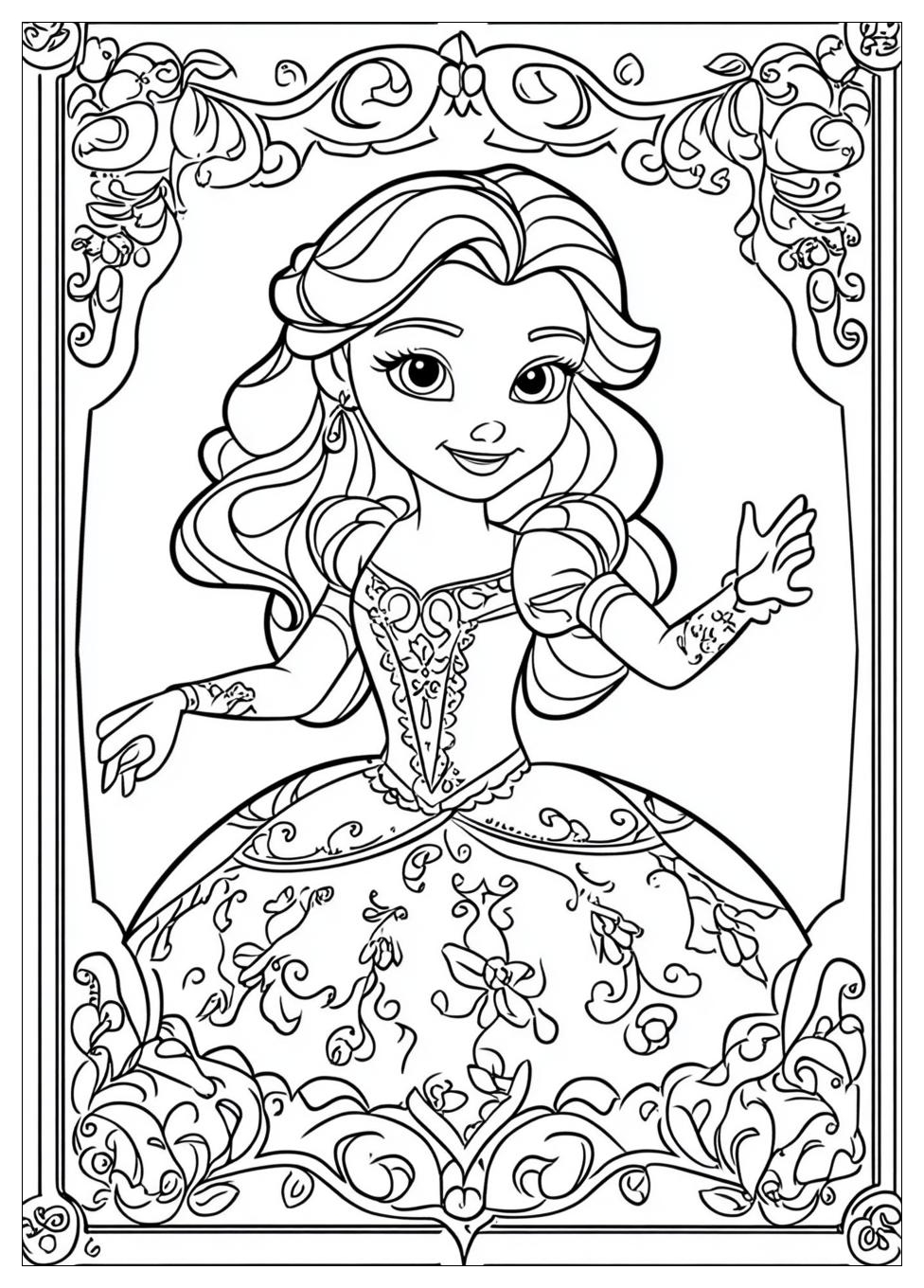 Kolorowanki Do Druku Sofia The First 7
