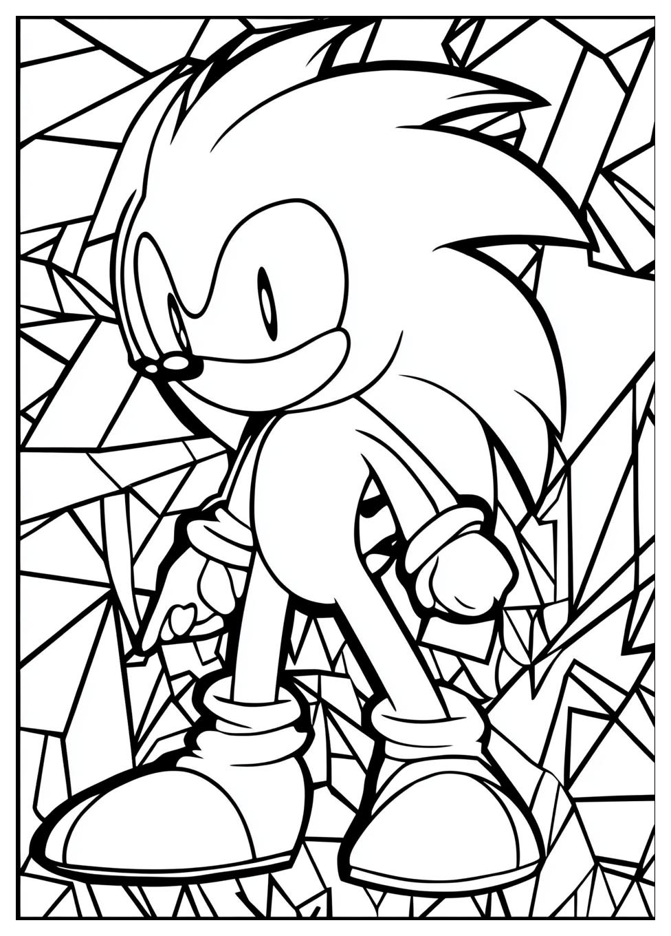 Kolorowanki Do Druku Sonic 5