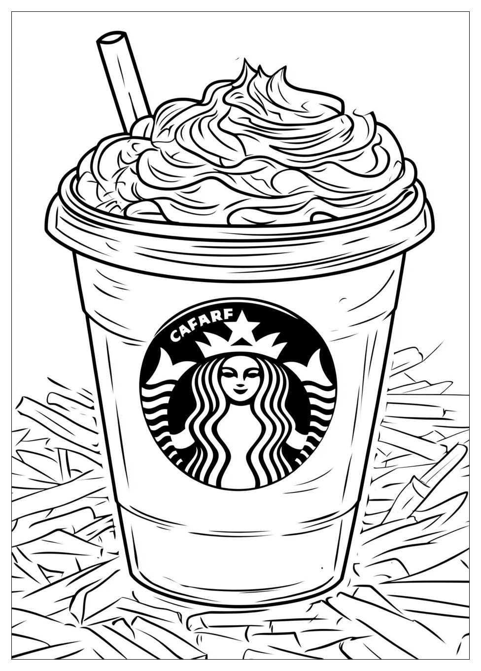 Kolorowanki Do Druku Starbucks 14