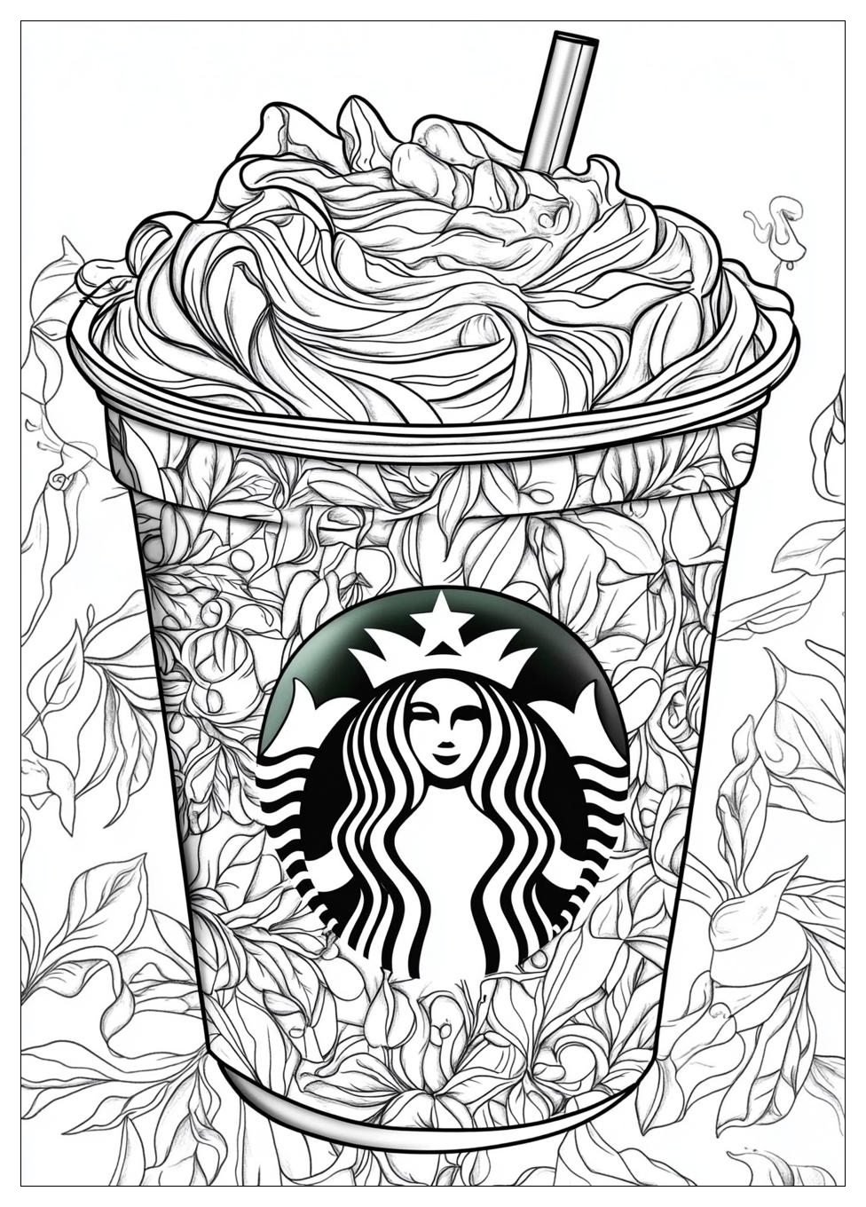 Kolorowanki Do Druku Starbucks 21