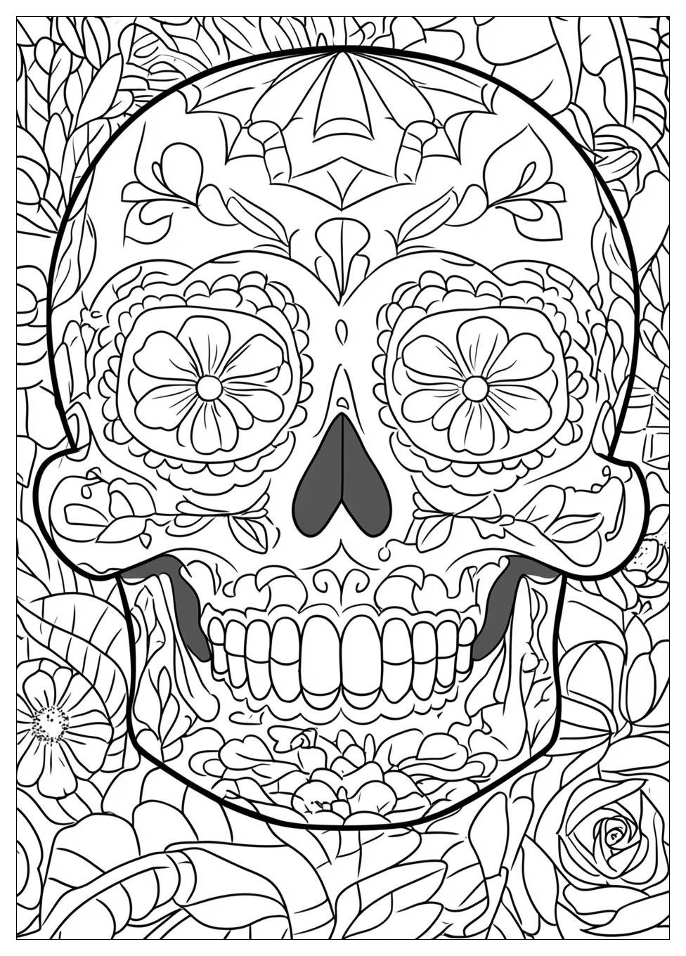 Kolorowanki Do Druku Sugar Skull 11