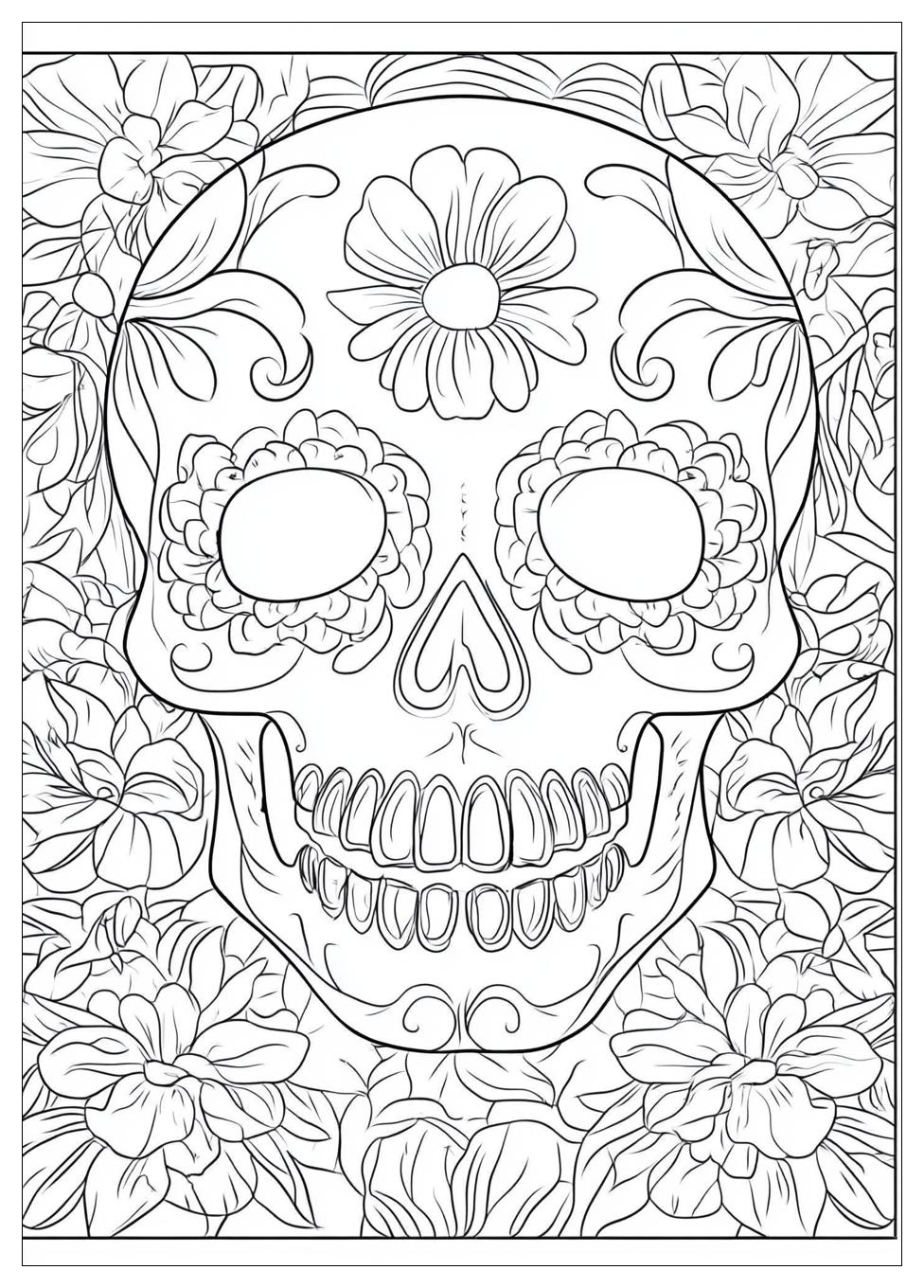 Kolorowanki Do Druku Sugar Skull 14