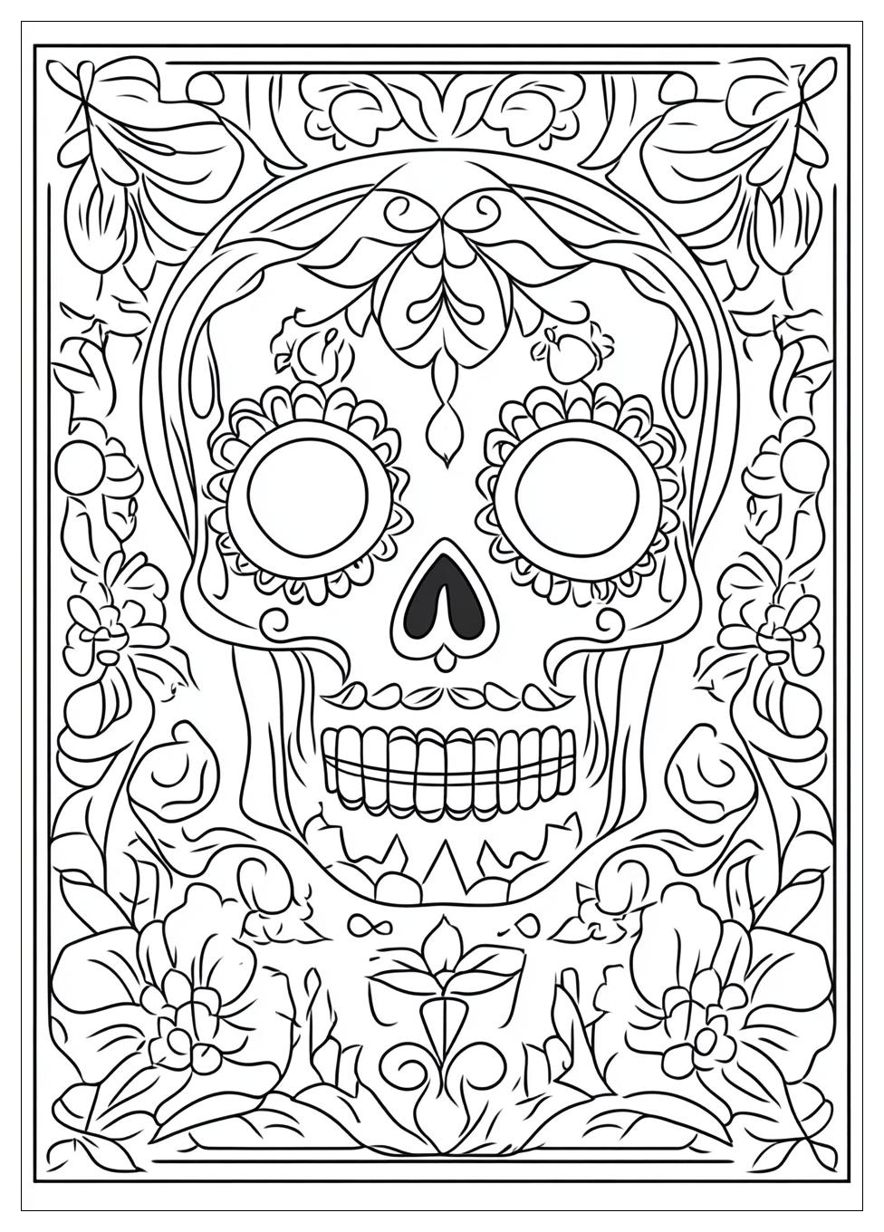 Kolorowanki Do Druku Sugar Skull 16
