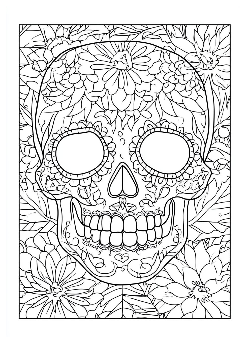 Kolorowanki Do Druku Sugar Skull 18