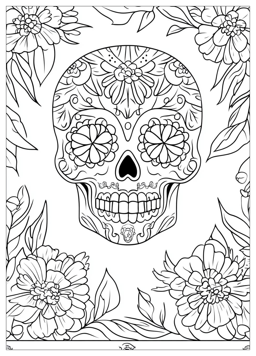 Kolorowanki Do Druku Sugar Skull 2