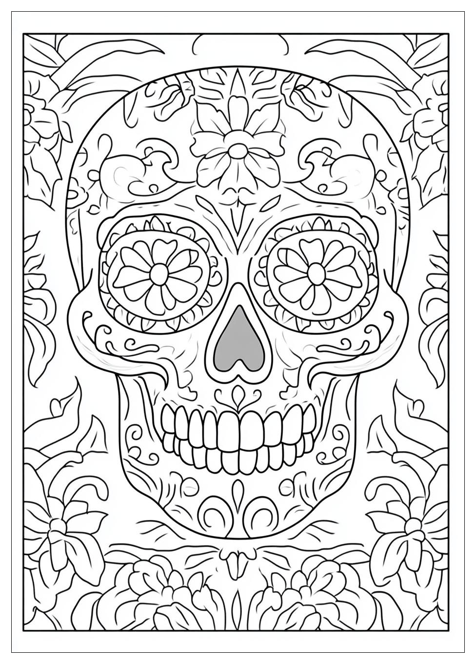 Kolorowanki Do Druku Sugar Skull 20