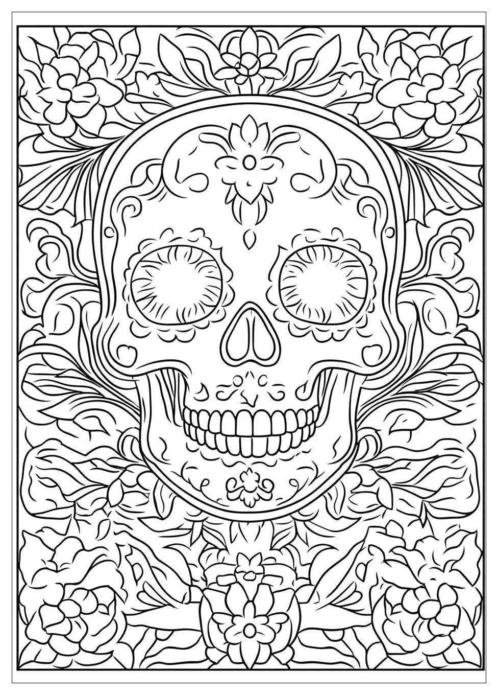 Kolorowanki Do Druku Sugar Skull 21