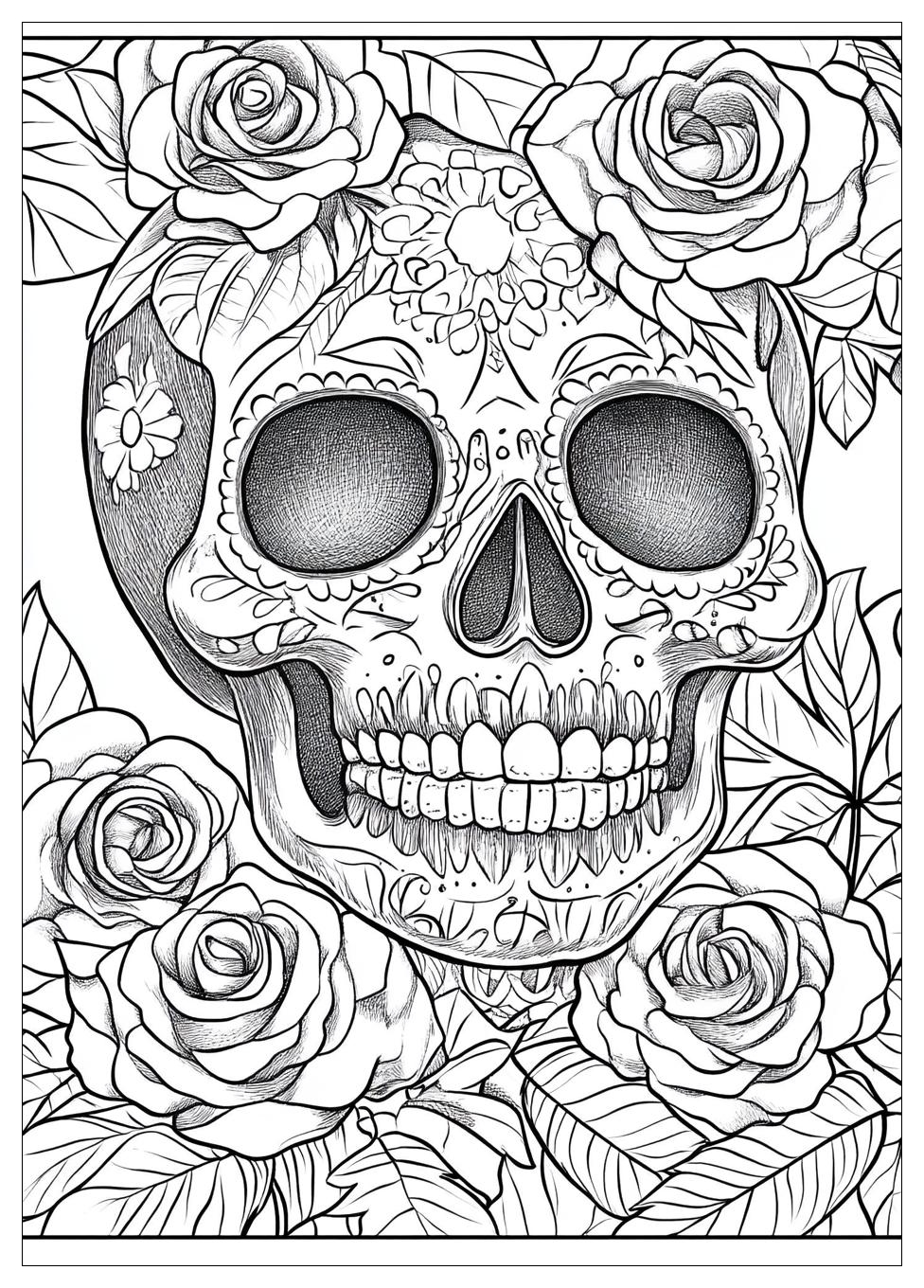 Kolorowanki Do Druku Sugar Skull 23