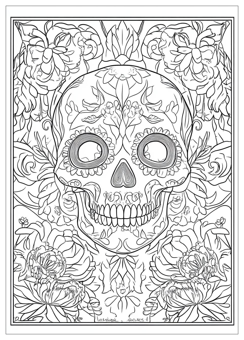 Kolorowanki Do Druku Sugar Skull 24