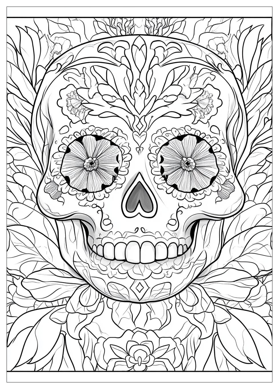 Kolorowanki Do Druku Sugar Skull 3