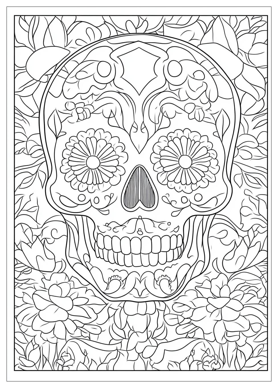 Kolorowanki Do Druku Sugar Skull 4