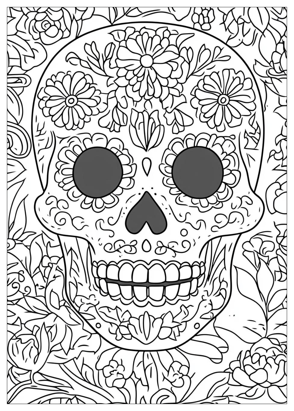 Kolorowanki Do Druku Sugar Skull 5