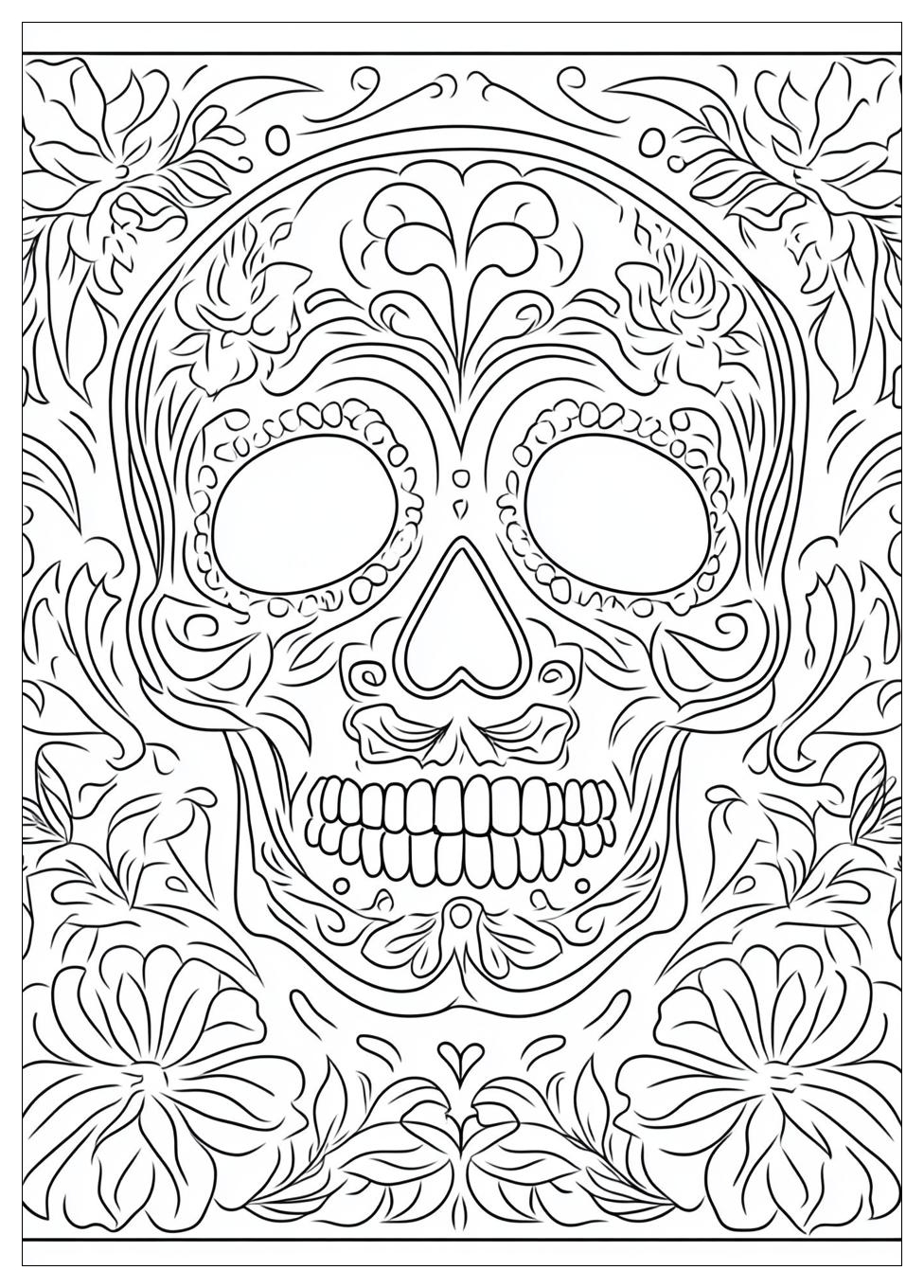 Kolorowanki Do Druku Sugar Skull 6