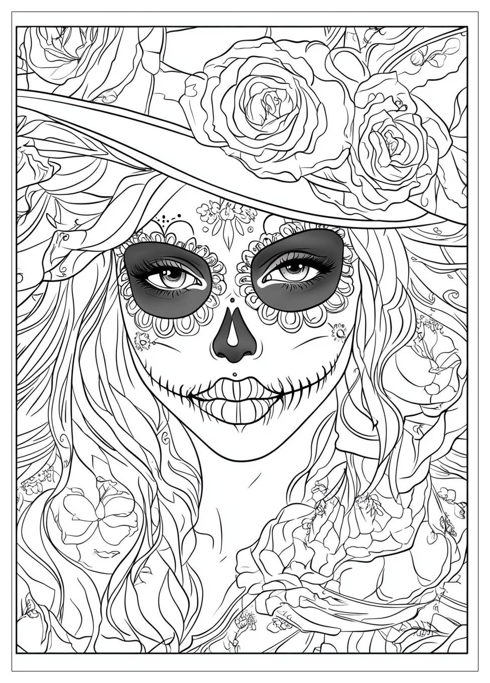 Kolorowanki Do Druku Sugar Skull 7