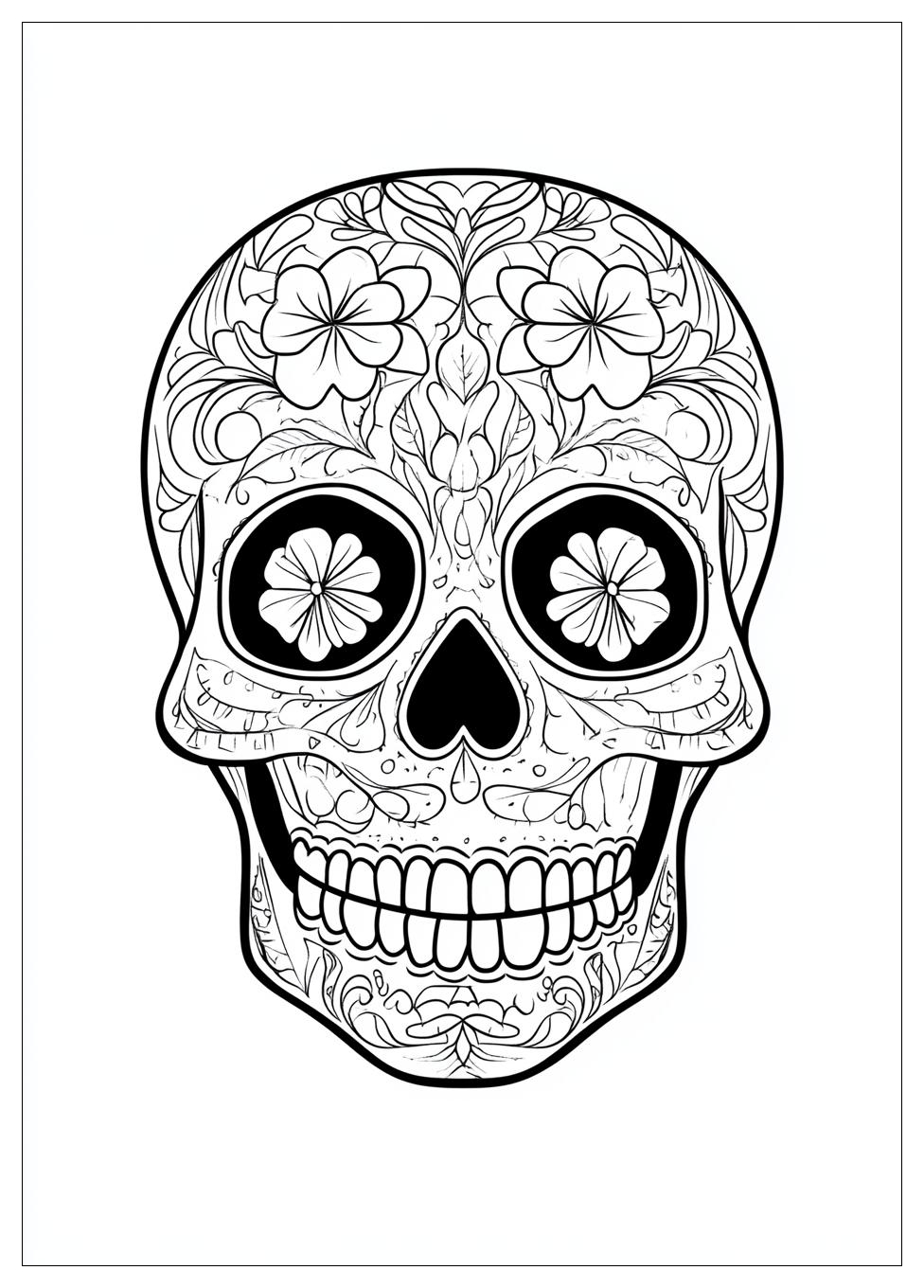 Kolorowanki Do Druku Sugar Skull 9