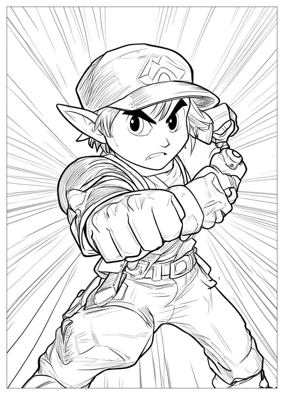 Kolorowanki Do Druku Super Smash Bros 11