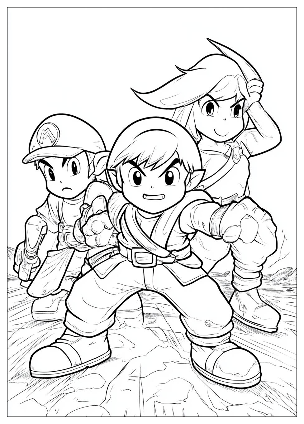 Kolorowanki Do Druku Super Smash Bros 14