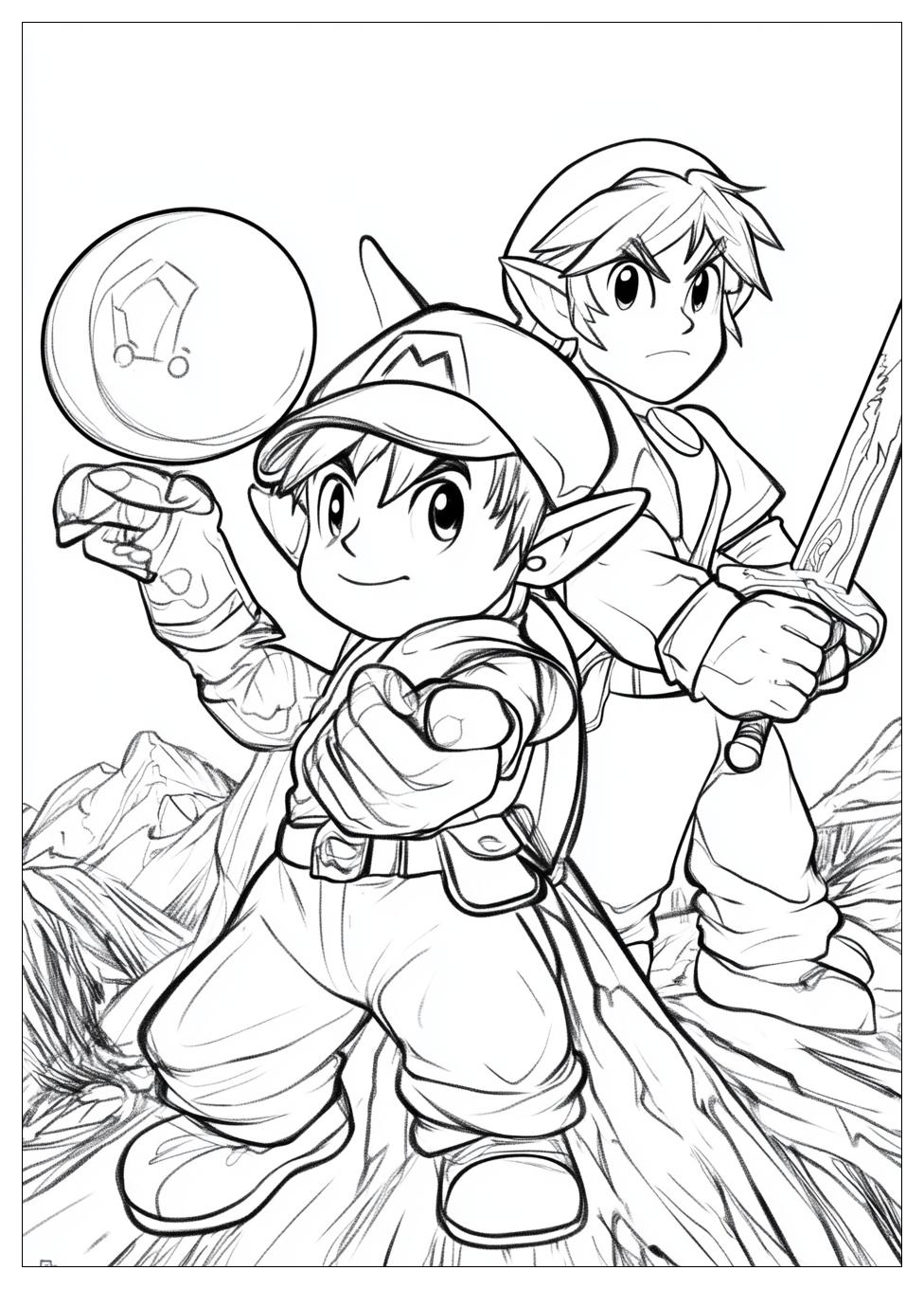 Kolorowanki Do Druku Super Smash Bros 21