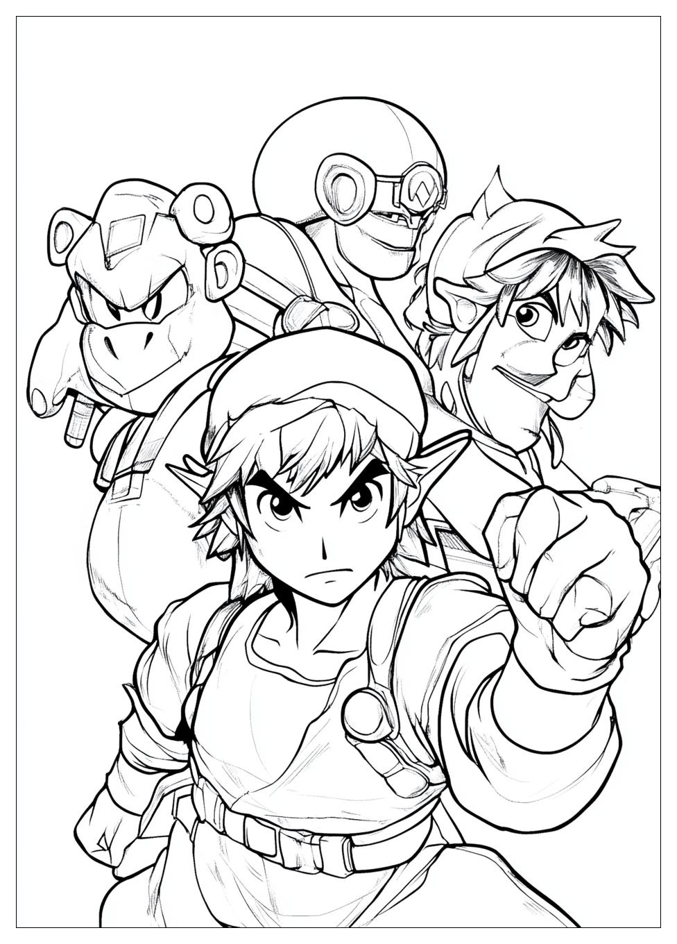 Kolorowanki Do Druku Super Smash Bros 24