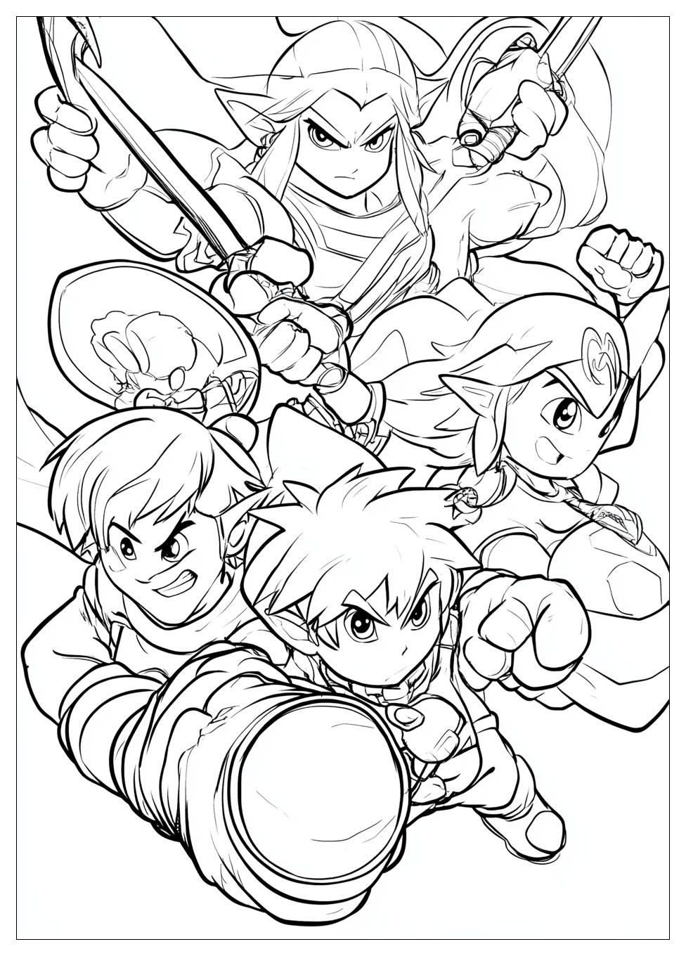 Kolorowanki Do Druku Super Smash Bros 7