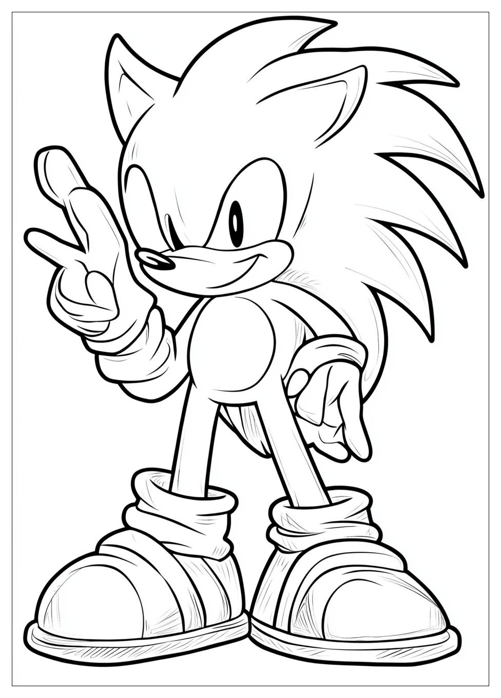 Kolorowanki Do Druku Super Sonic 10