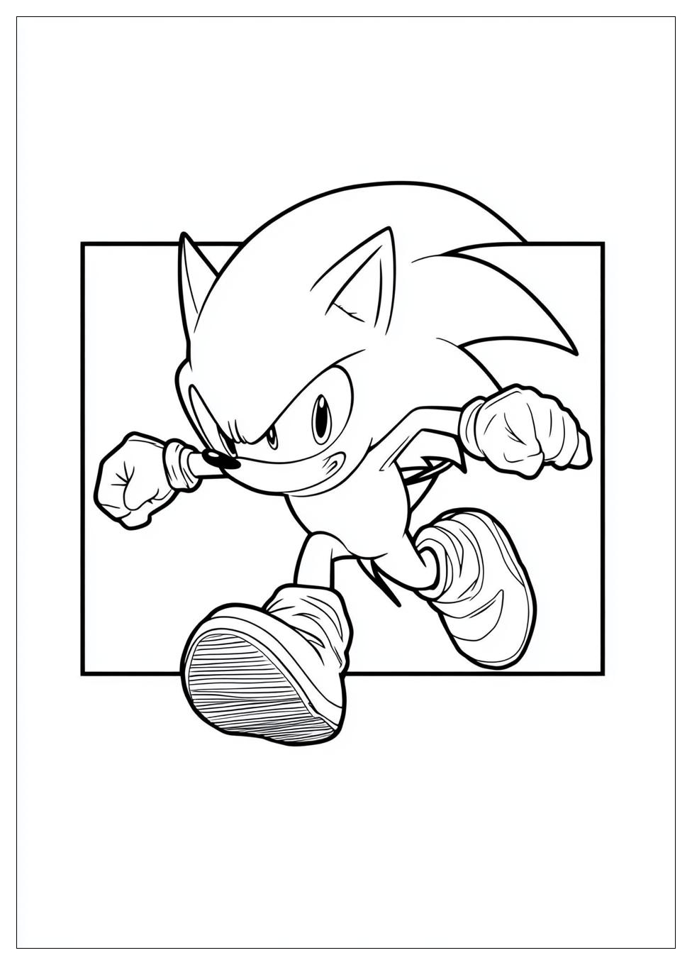Kolorowanki Do Druku Super Sonic 11