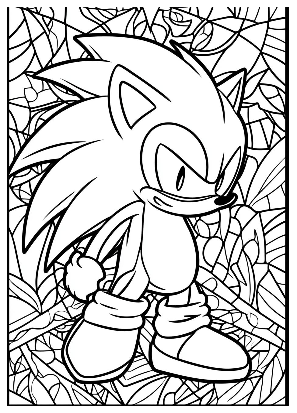Kolorowanki Do Druku Super Sonic 12