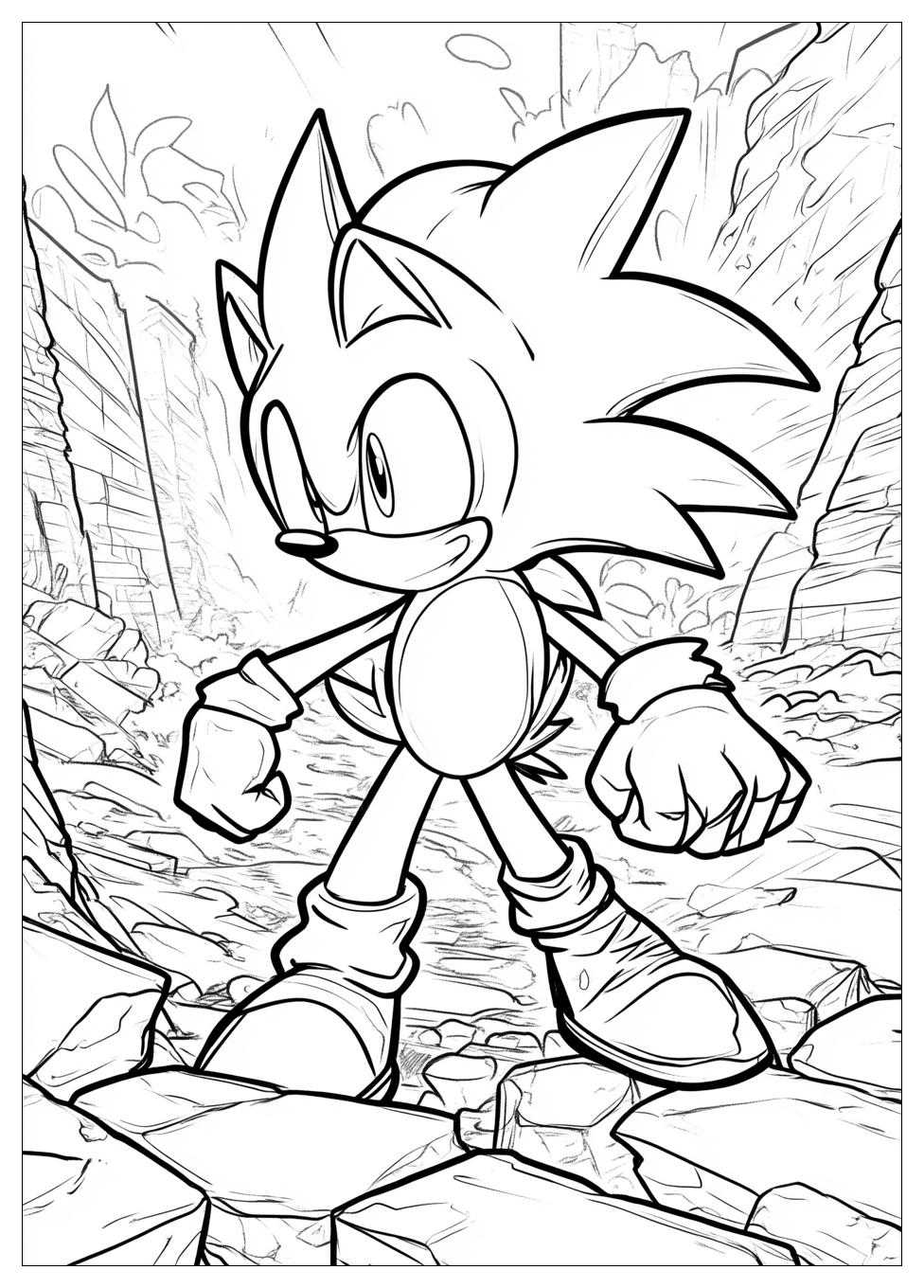 Kolorowanki Do Druku Super Sonic 15