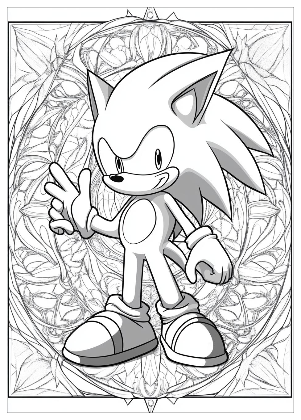 Kolorowanki Do Druku Super Sonic 18