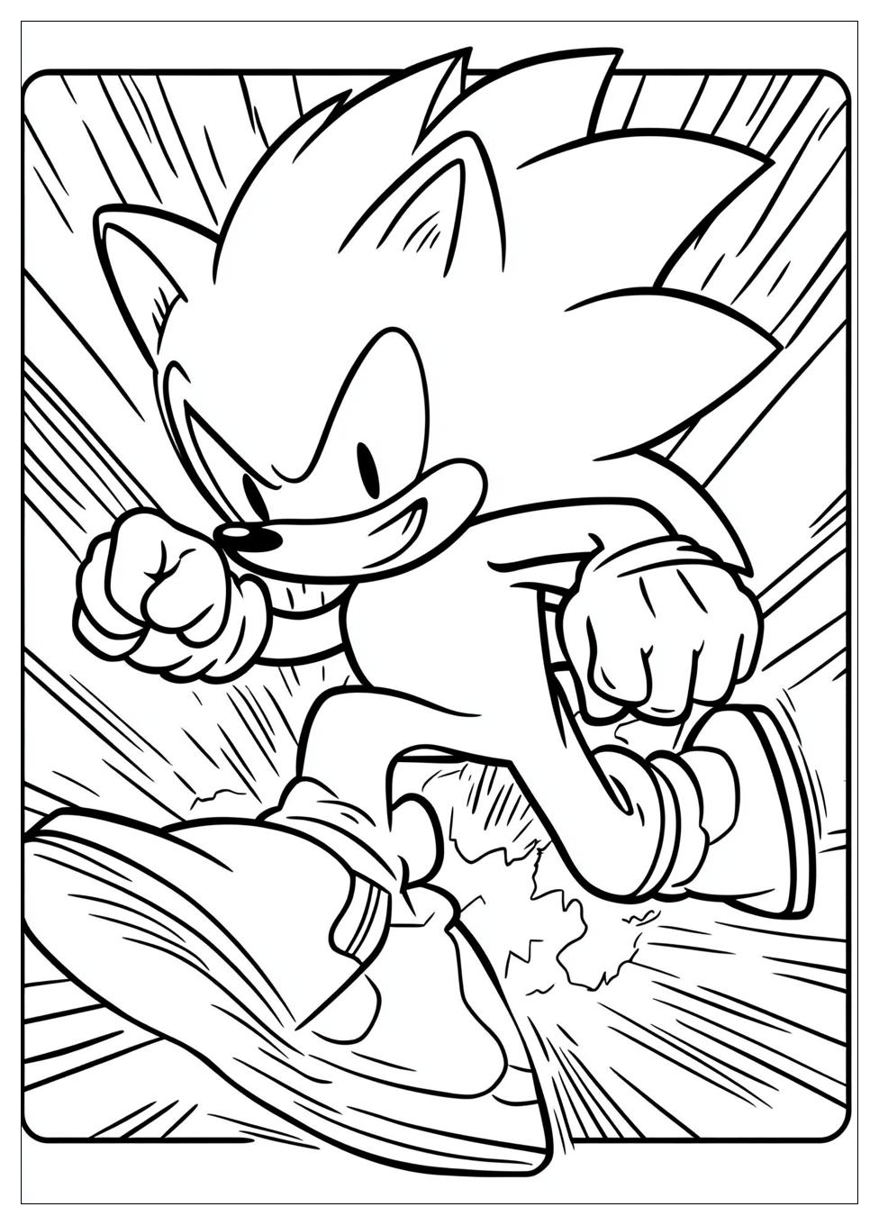 Kolorowanki Do Druku Super Sonic 20