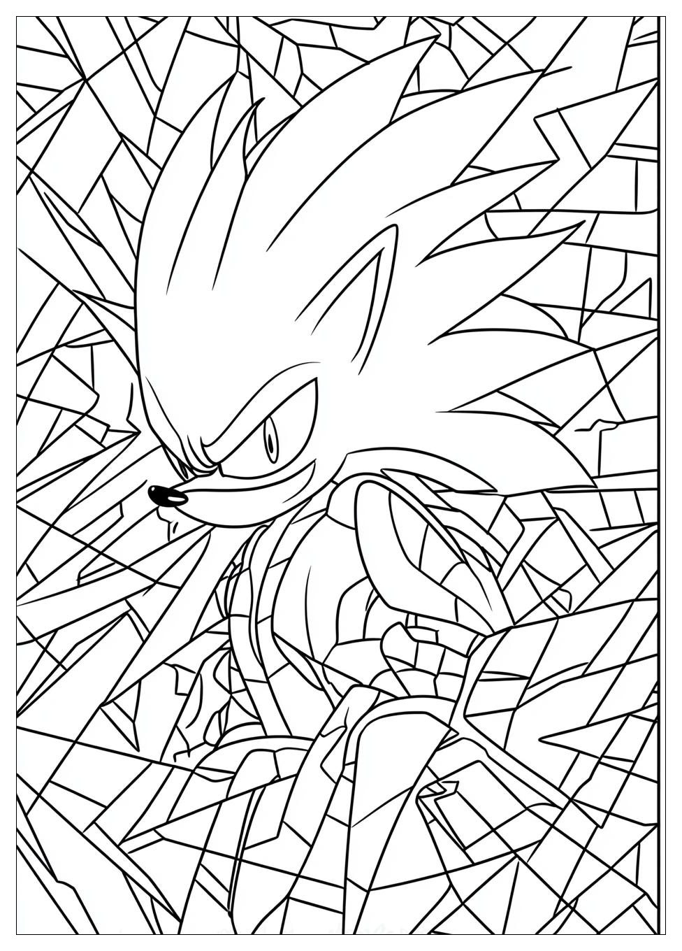 Kolorowanki Do Druku Super Sonic 21