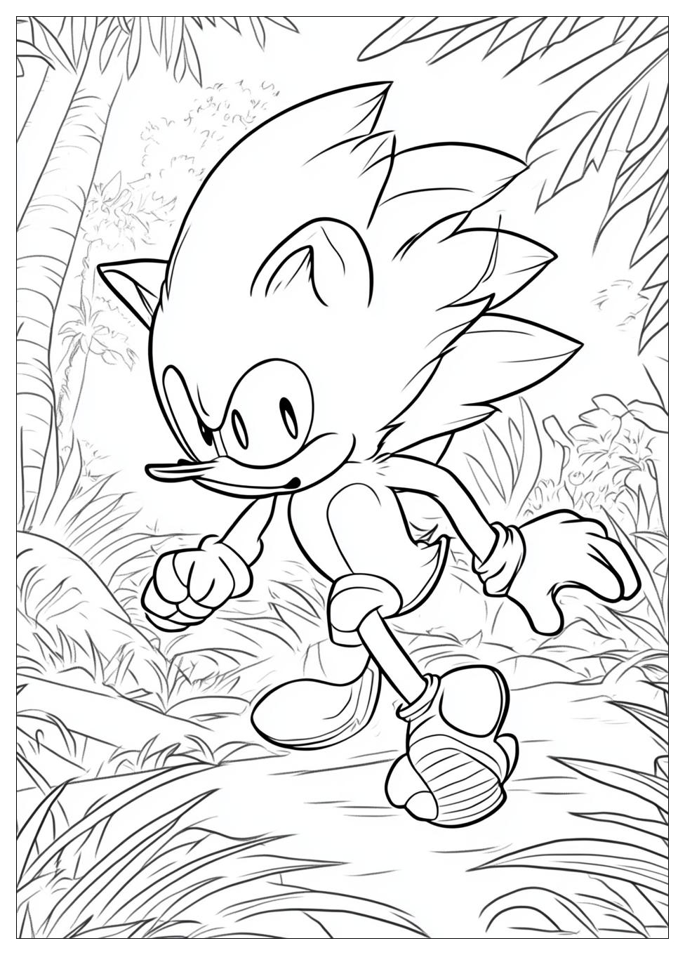 Kolorowanki Do Druku Super Sonic 22