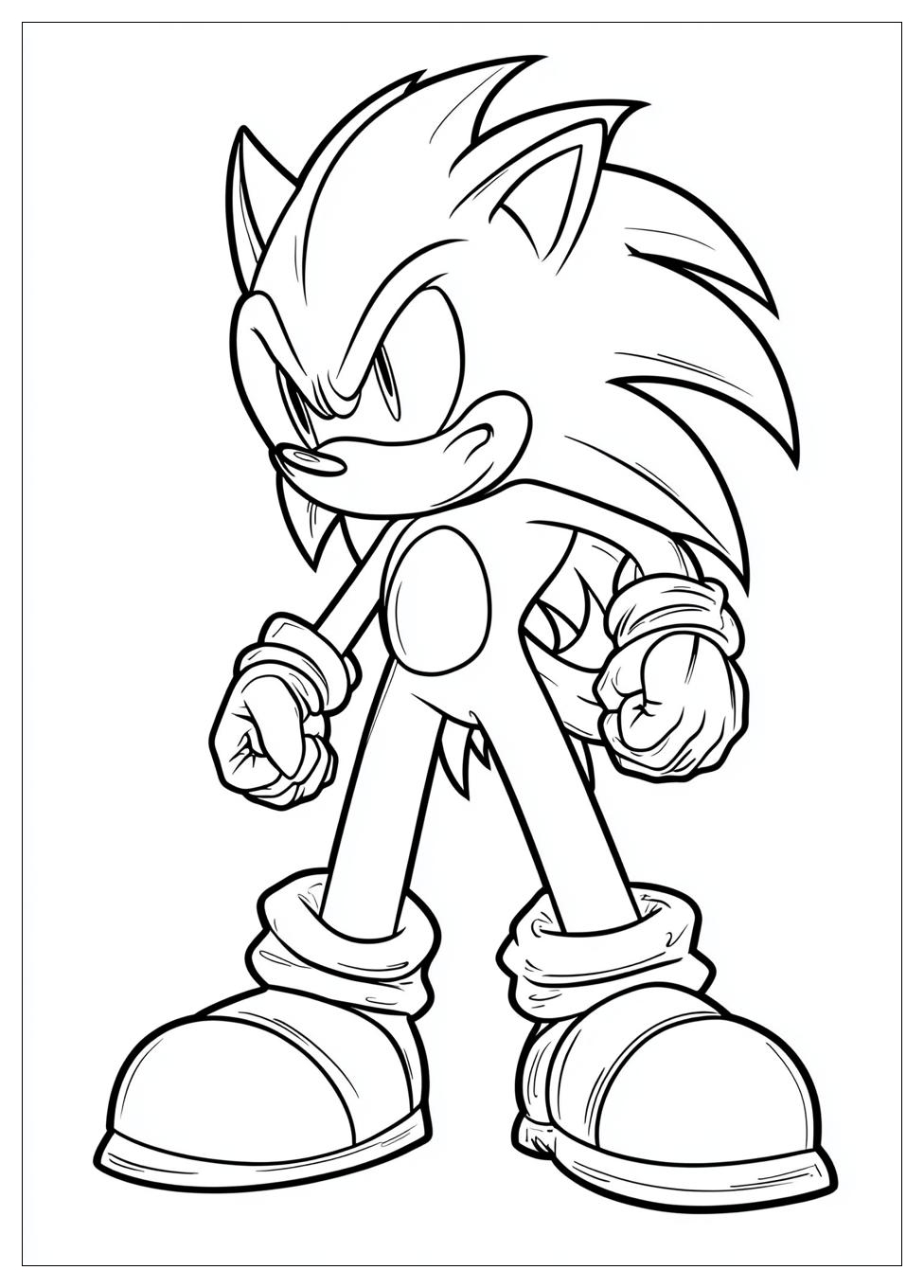 Kolorowanki Do Druku Super Sonic 23