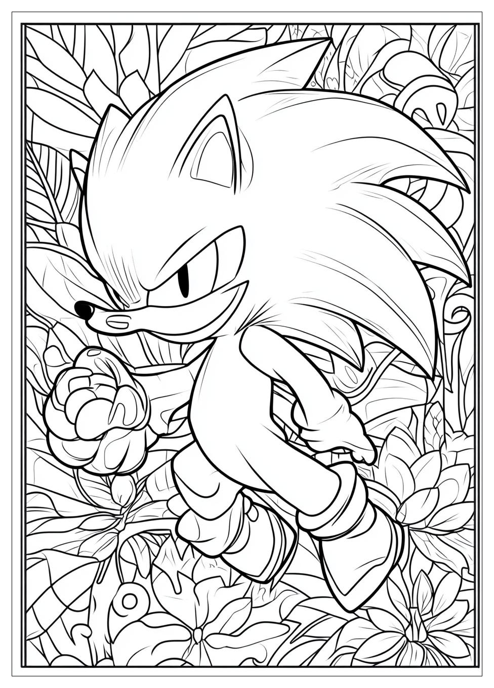 Kolorowanki Do Druku Super Sonic 24