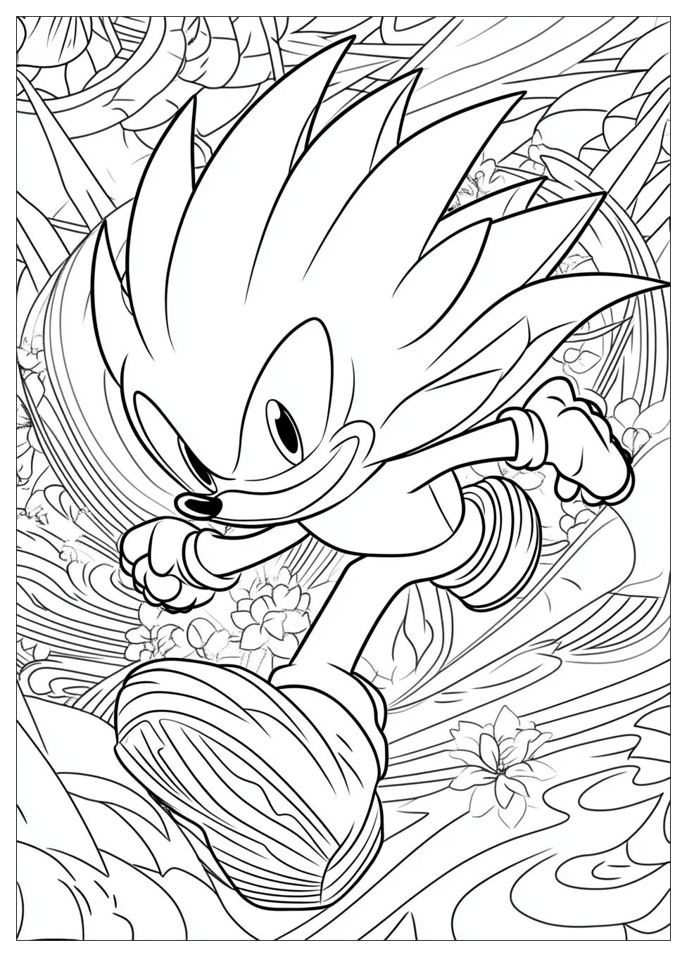 Kolorowanki Do Druku Super Sonic 5